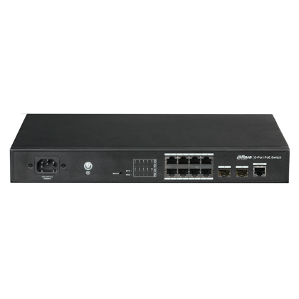 Управляем PoE суич Dahua PFS4210-8GT-150 – черен – снимка 1