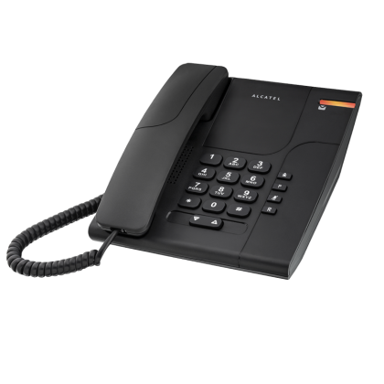 Стационарен телефон Alcatel Temporis 180 – черен – снимка 1