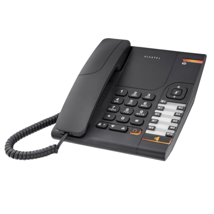 Стационарен телефон Alcatel Temporis 380 – черен – снимка 1