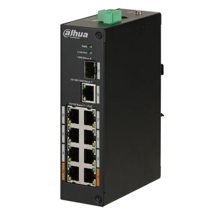PoE суич Dahua PFS3110-8ET-96-V2 – снимка 1