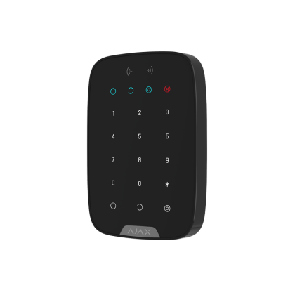 Безжична клавиатура Ajax Keypad Plus – черна – снимка 1