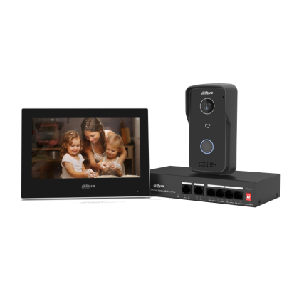 Видеодомофон Dahua KTP03/VTO2111D-P-S3/VTH2621G-P – снимка 1