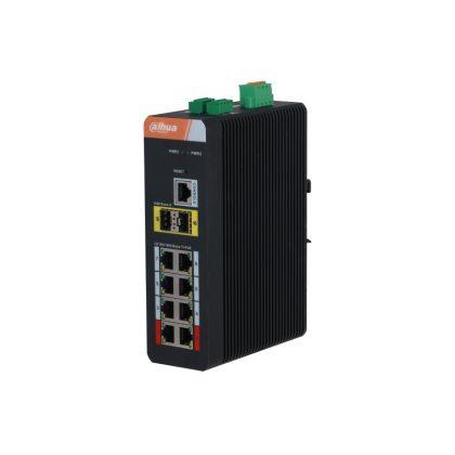 Индустриален PoE суич Dahua IS4210-8GT-120 – снимка 1