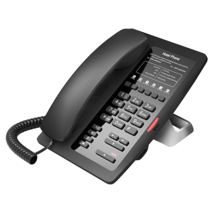 VoIP телефон Fanvil H3W с Wi-Fi – черен – снимка 1