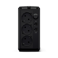 Линейно-интерактивен UPS CYBERPOWER UT650EG – черен – снимка 3