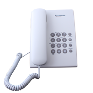 Стационарен телефон Panasonic KX-TS500 – бял – снимка 1