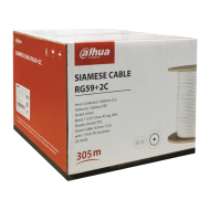 Комбиниран кабел Dahua PFM941I-RG59N/2-305 – снимка 1