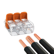 Бърза връзка WAGO 3 Х 0.2 - 4 mm2 32A 450V – снимка 2