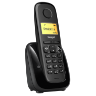 Безжичен DECT телефон Gigaset A280 – черен – снимка 3