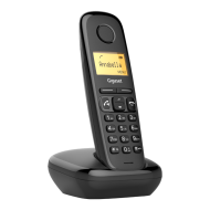 Безжичен DECT телефон Gigaset A270 – черен – снимка 3