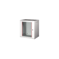 Стенен шкаф Lande 7U 19“ FLAT – сив – снимка 1