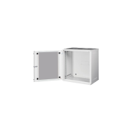 Стенен шкаф Lande 12U 19“ FLAT – сив – снимка 3